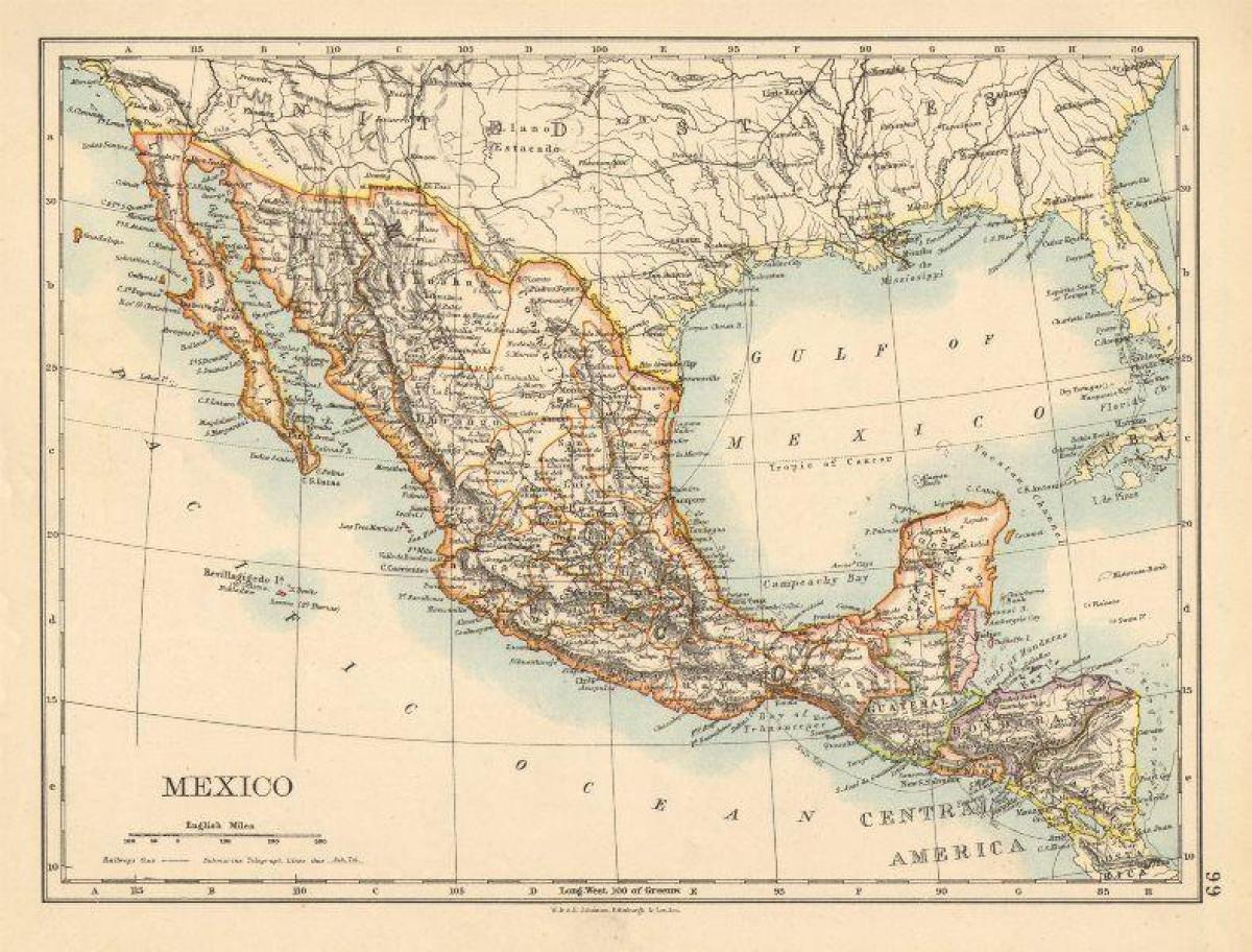 mapa antigo México