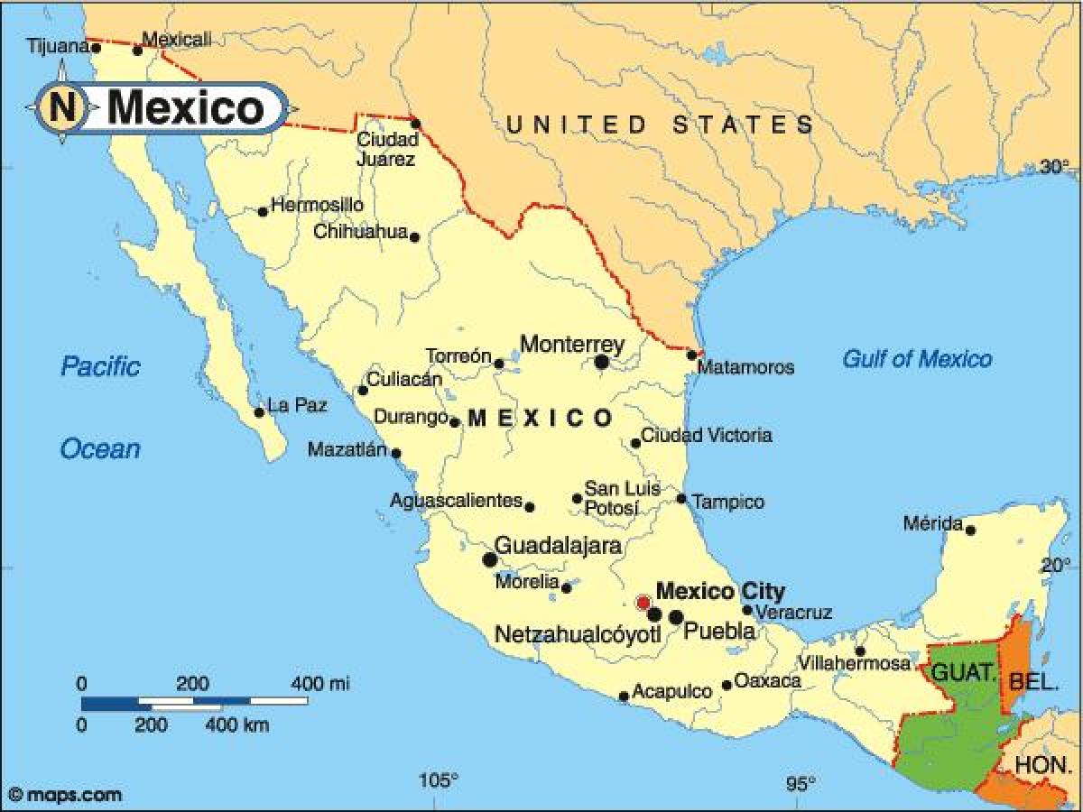 país México mapa