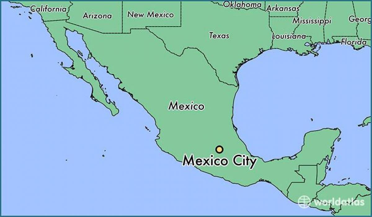mostrar um mapa do México