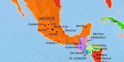 México américa do mapa