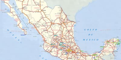 Mapa de estradas México