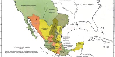 México mapa história