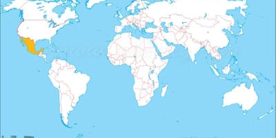 México mapa de localização