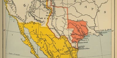 Mapa do México 1700