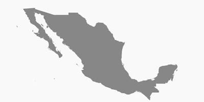 México vetor mapa