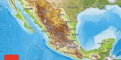 Socorro mapa do México