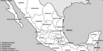 Mapa do México municípios
