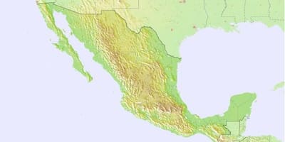 Mapa de previsão do México