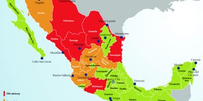México viagens de consultoria mapa