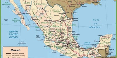 México no mapa