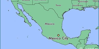 Mostrar um mapa do México
