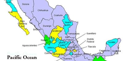 Mapa do vale do México